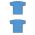 Athletic Knit V1800-018 Volleyball Jersey - Sky - Full