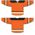 Athletic Knit H550B-PHI632B Pro Hockey Jersey - 2012 Philadelphia Winter Classic Orange - Full