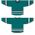 Athletic Knit H550B-SAN720B Pro Hockey Jersey - 2022 San Jose Pacific Teal - Full