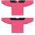 Athletic Knit H6100-276 League Hockey Jersey - Pink/Black - Full