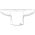 Athletic Knit H6250-000 Practice Hockey Jersey - White - Rear