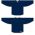 Athletic Knit H6250-004 Practice Hockey Jersey - Navy - Full