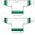 Athletic Knit H6400-211 League Hockey Jersey - White/Kelly - Full