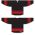 Athletic Knit H6400-249 League Hockey Jersey - Black/Red - Full