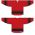 Athletic Knit H6400-264 League Hockey Jersey - Red/Black - Full