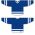 Athletic Knit H6500-206 League Hockey Jersey - Royal/White - Full