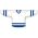 Athletic Knit H6500-207 League Hockey Jersey - White/Royal - Front