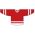 Athletic Knit H6500-208 League Hockey Jersey - Red/White - Front
