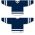 Athletic Knit H6500-216 League Hockey Jersey - Navy/White - Full
