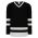 Athletic Knit H6500-221 League Hockey Jersey - Black/White - Primary