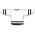 Athletic Knit H6500-222 League Hockey Jersey - White/Black - Rear