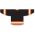 Athletic Knit H6500-223 League Hockey Jersey - Black/Orange/White - Rear