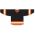 Athletic Knit H6500-223 League Hockey Jersey - Black/Orange/White - Front
