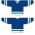 Athletic Knit H6500-413 League Hockey Jersey - Royal/White/Kelly - Full