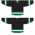 Athletic Knit H6500-435 League Hockey Jersey - Black/Kelly/White - Full