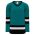 Athletic Knit H6500-457 League Hockey Jersey - Pacific Teal/Black/White - Primary