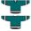 Athletic Knit H6500-457 League Hockey Jersey - Pacific Teal/Black/White - Full
