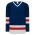 Athletic Knit H6500-764 League Hockey Jersey - Navy/White/Red - Primary