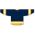 Athletic Knit H6500-766 League Hockey Jersey - Navy/Tuscan Gold/White - Rear