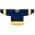 Athletic Knit H6500-766 League Hockey Jersey - Navy/Tuscan Gold/White - Front