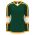 Athletic Knit H7000-439 Select Hockey Jersey - Dark Green/White/Gold - Primary