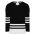 Athletic Knit H8000-221 Select Hockey Jersey - Black/White - Primary