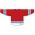 Athletic Knit H8000-344 Select Hockey Jersey - Red/White/Royal - Rear