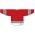 Athletic Knit H8000-414 Select Hockey Jersey - Red/White/Black - Rear