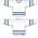 Athletic Knit H8000-455 Select Hockey Jersey - White/Royal/Grey - Full