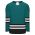 Athletic Knit H8000-457 Select Hockey Jersey - Pacific Teal/Black/White - Primary