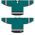 Athletic Knit H8000-457 Select Hockey Jersey - Pacific Teal/Black/White - Full