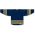 Athletic Knit H8000-766 Select Hockey Jersey - Navy/Tuscan Gold/White - Rear