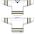 Athletic Knit H8000-767 Select Hockey Jersey - White/Navy/Tuscan Gold - Full