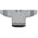 Athletic Knit H8000-973 Select Hockey Jersey - Grey/Black/White - Front