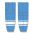 Athletic Knit HS2100-227 Lightweight Pro Hockey Socks - Sky/White - Front