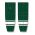 Athletic Knit HS2100-260 Lightweight Pro Hockey Socks - Dark Green/White - Front