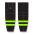Athletic Knit HS2100-655 Lightweight Pro Hockey Socks - 2021 Dallas Black/Neon Green - Front