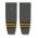 Athletic Knit HS2100-748 Lightweight Pro Hockey Socks - Graphite/Black/Knights Gold - Front