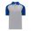 A1815 Apparel Polo Shirt - Heather Grey/Royal - Front