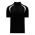 A1820 Apparel Polo Shirt - Black/White - Front