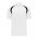 A1820 Apparel Polo Shirt - White/Black - Front