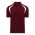 A1820 Apparel Polo Shirt - Maroon/White - Front