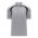 A1820 Apparel Polo Shirt - Heather Grey/Black - Front