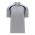 A1820 Apparel Polo Shirt - Heather Grey/Navy - Front
