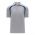 A1820 Apparel Polo Shirt - Heather Grey/Royal - Front