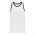 B1325 League Basketball Jersey - White/Black - Front