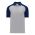 Athletic Knit A1815-921 Apparel Polo Shirt - Heather Grey/Navy - Primary