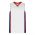 B1715 Pro Basketball Jersey - White/Royal/Red - Front