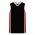 B1715 Pro Basketball Jersey - Black/Red/White - Front