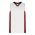 B1715 Pro Basketball Jersey - White/Black/Red - Front